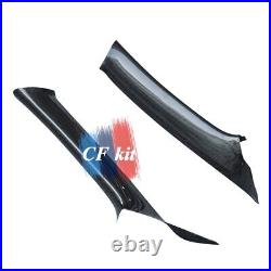 Carbon Fiber Interior A Pillar Panel Trim For 2008Up Mitsubishi Lancer EVO 10 X