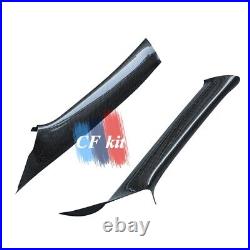 Carbon Fiber Interior A Pillar Panel Trim For 2008Up Mitsubishi Lancer EVO 10 X