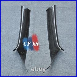 Carbon Fiber Interior A Pillar Panel Trim For 2008Up Mitsubishi Lancer EVO 10 X