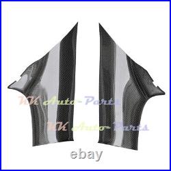 Carbon Fiber Interior C Pillar Panel Trim Cover For Mitsubishi Evolution X EVO10