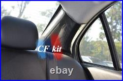 Carbon Fiber Interior C Pillar Panel Trims For 2008-09 Mitsubishi Lancer EVO10 X