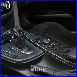 Carbon Fiber Interior Center Console Dashboard Cover Trim For BMW F30 F36 F80 M3