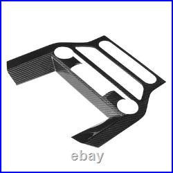Carbon Fiber Interior Center Console GPS Panel Cover Trim For All Model