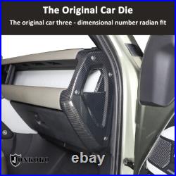 Carbon Fiber Interior Center Console Trim For Land Rover Defender L663 2020-2025