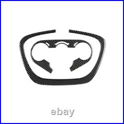 Carbon Fiber Interior Central Control Full Set Decor Trim Cover For Fiat 500L