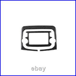 Carbon Fiber Interior Central Control Full Set Decor Trim Cover For Fiat 500L