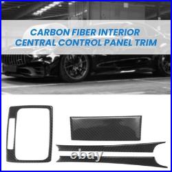 Carbon Fiber Interior Central Control Panel Trim Cover for C