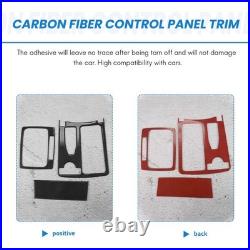Carbon Fiber Interior Central Control Panel Trim Cover for C