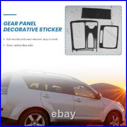 Carbon Fiber Interior Central Control Panel Trim Cover for C