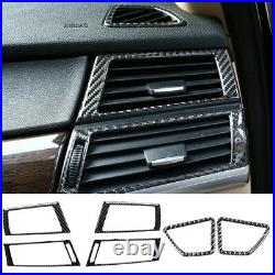 Carbon Fiber Interior Cover Sticker Kit fit for BMW X5 E70 X6 E71 08-13 New