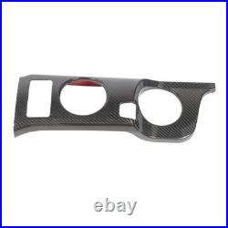 Carbon Fiber Interior Cup Holder Trim Cover Stylish Decoration For Fairlady Z