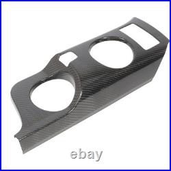 Carbon Fiber Interior Cup Holder Trim Cover Stylish Decoration For Fairlady Z