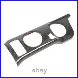 Carbon Fiber Interior Cup Holder Trim Cover Stylish Decoration For Fairlady Z