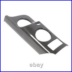 Carbon Fiber Interior Cup Holder Trim Cover Stylish Decoration For Fairlady Z