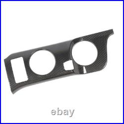 Carbon Fiber Interior Cup Holder Trim Cover Stylish Decoration For Fairlady Z