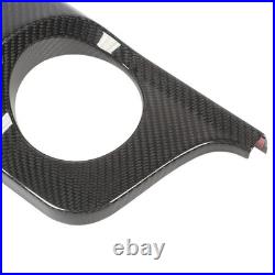 Carbon Fiber Interior Cup Holder Trim Cover Stylish Decoration For Fairlady Z