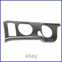 Carbon Fiber Interior Cup Holder Trim Cover Stylish Decoration For Fairlady Z