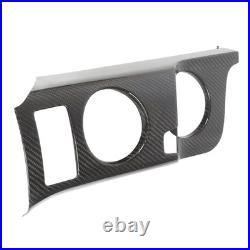 Carbon Fiber Interior Cup Holder Trim Cover Stylish Decoration For Fairlady Z