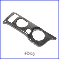 Carbon Fiber Interior Cup Holder Trim Cover Stylish Decoration For Fairlady Z