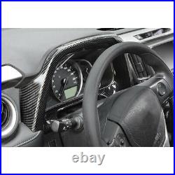 Carbon Fiber Interior Dashboard Decorative Frame Trim For Toyota RAV4 2013-2018