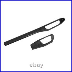 Carbon Fiber Interior Dashboard Decorative Trim Cover For Audi A4 B9 S4 17-24