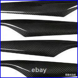 Carbon Fiber Interior Door Panel Strip Cover Trim For BMW 5 Series 2018-2022