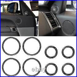 Carbon Fiber Interior Full Kit Cover Trim Set For Range Rover 2014-17