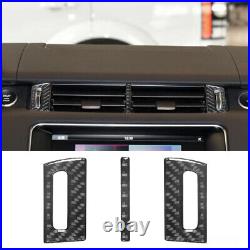 Carbon Fiber Interior Full Kit Cover Trim Set For Range Rover 2014-17