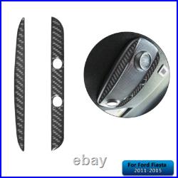 Carbon Fiber Interior Full Kit Set Trim Cover For Ford Fiesta 2011-2015