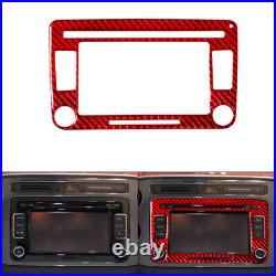 Carbon Fiber Interior Full Kit Set Trim Red For VW Tiguan 2013-2017