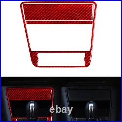 Carbon Fiber Interior Full Kit Set Trim Red For VW Tiguan 2013-2017