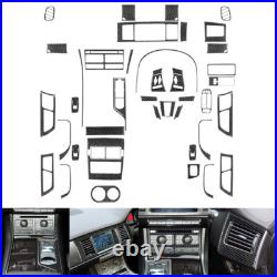 Carbon Fiber Interior Full Kits Cover Trim For Jaguar XF 2009-11