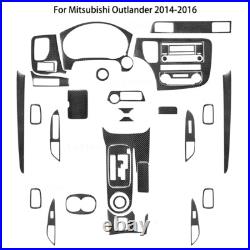Carbon Fiber Interior Full Kits Trim For Mitsubishi Outlander Set