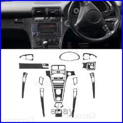 Carbon Fiber Interior Full Kits Trim Set For Mercedes C-Class W203