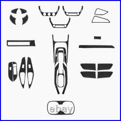 Carbon Fiber Interior Full Set Decor Trim Sticker For Toyota Corolla 2019-2023