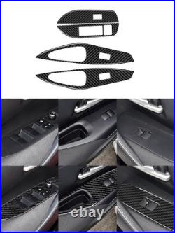 Carbon Fiber Interior Full Set Decor Trim Sticker For Toyota Corolla 2019-2023