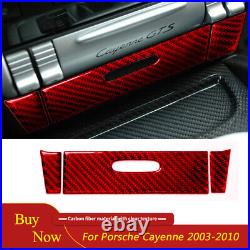 Carbon Fiber Interior Full Set Trim Cover Kit For Porsche Cayenne Sport 2003-10