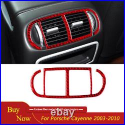 Carbon Fiber Interior Full Set Trim Cover Kit For Porsche Cayenne Sport 2003-10