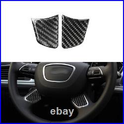 Carbon Fiber Interior Full Set Trim Cover Sticker For Audi A6 2012-2018