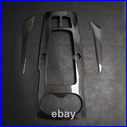 Carbon Fiber Interior Gear Shift Panel Cover Decal Trim Fits For Audi A3 S3 RS3