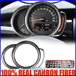 Carbon Fiber Interior Speedometer Cover Trim Fit For Mini Cooper F55 F56 F54 F60
