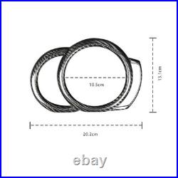 Carbon Fiber Interior Speedometer Cover Trim Fit For Mini Cooper F55 F56 F54 F60