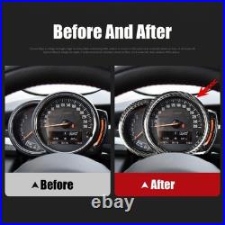 Carbon Fiber Interior Speedometer Cover Trim Fit For Mini Cooper F55 F56 F54 F60