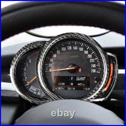 Carbon Fiber Interior Speedometer Cover Trim Fit For Mini Cooper F55 F56 F54 F60
