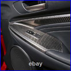 Carbon Fiber Interior Window Switch Panel Cover Trim Fit For Lexus RC350 RC F