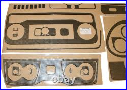 Carbon Fiber Look Dash Trim Kit for Mercedes Sprinter W907 20-24 Auto Interior