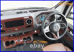 Carbon Fiber Look Dash Trim Kit for Mercedes Sprinter W907 20-24 Auto Interior