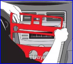 Carbon Fiber Look Dash Trim Kit for Mercedes Sprinter W907 20-24 Auto Interior