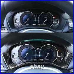 Carbon Fiber Look Dashboard Cover Trim Interior Decor Fit for BMW X3 G01 2018