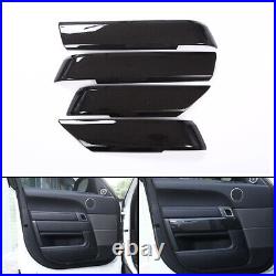 Carbon Fiber Look Interior Door Panel Cover Trim For Range Rover Sport 2014-2018